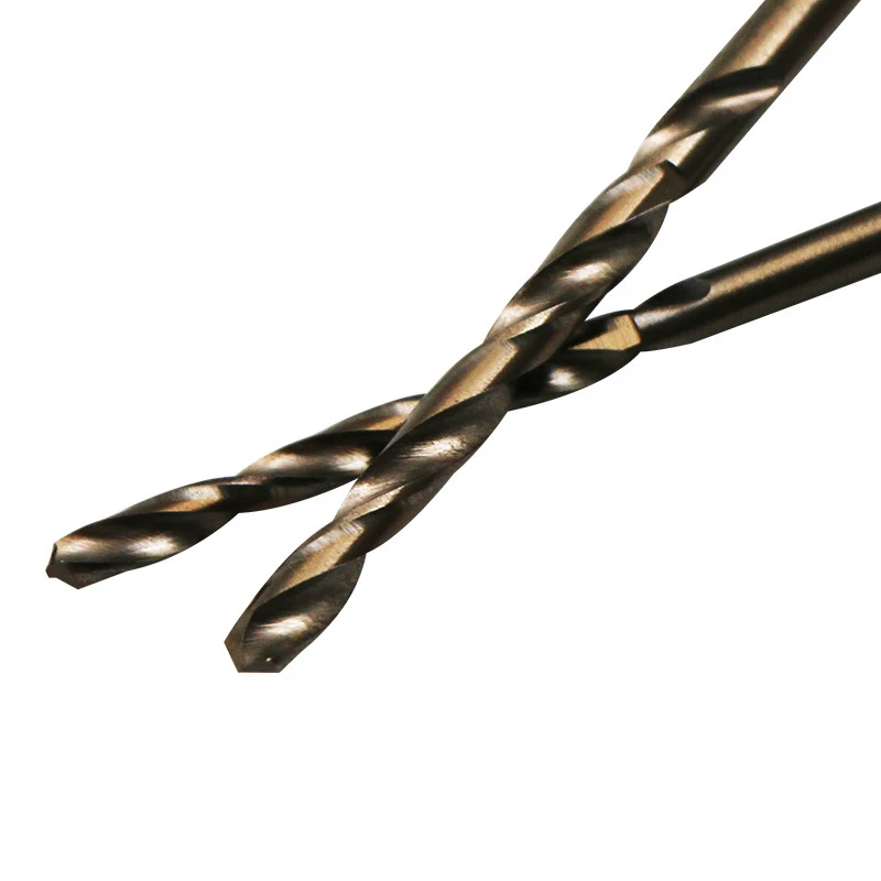 13/50PCS HSS Ti-plated Twist Bit Titanium Coated Drill Bits Tool For Woodworking Plastic And Aluminum 1mm 1.5mm 2mm 2.5mm 3mm