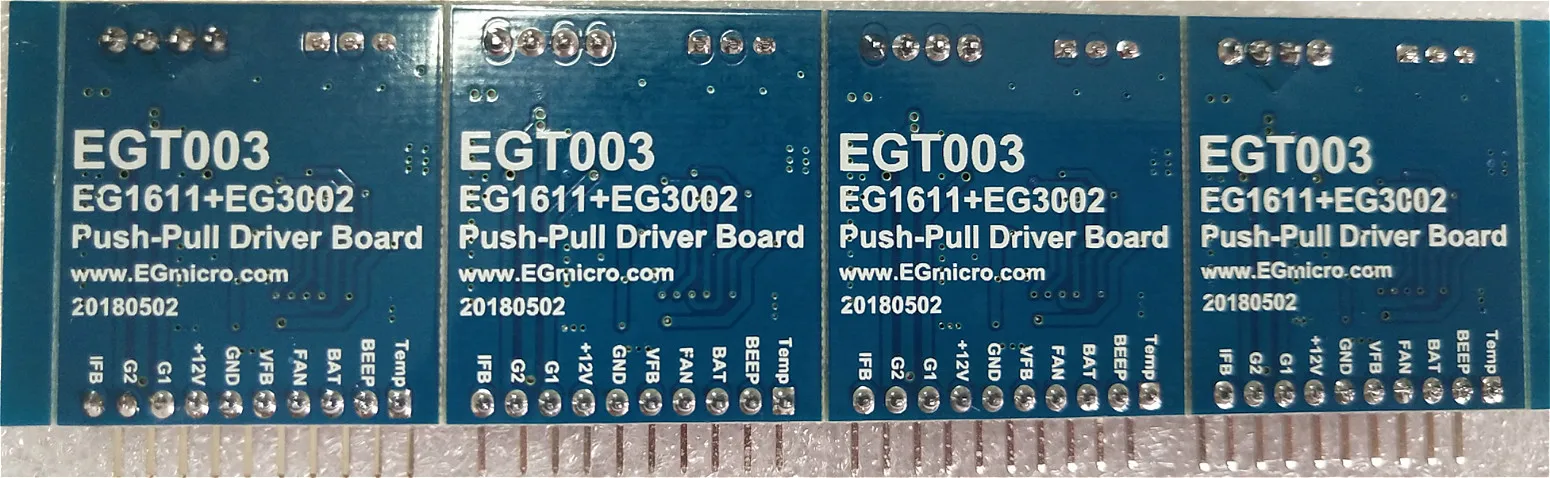Placa de accionamiento frontal del inversor EGT003, módulo de controlador EG1611 EG3002, cuasi resonancia, 1000W