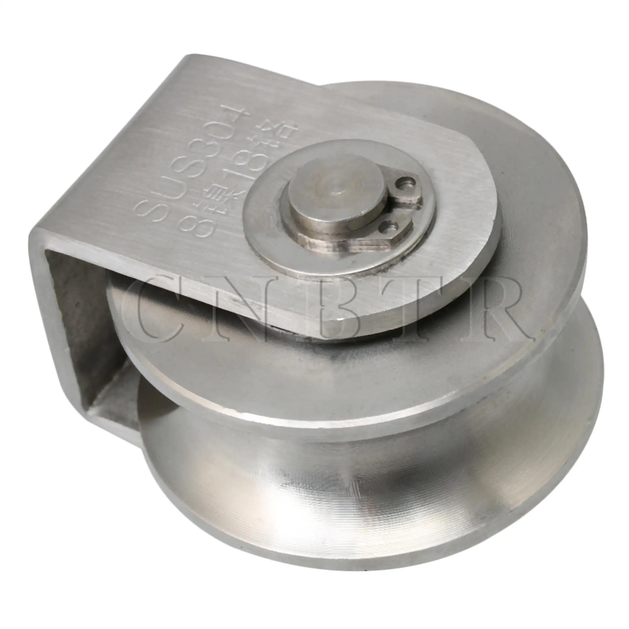 Cnbtr U Type Swivel Katrol Rvs Lager Stille Tractie Wiel