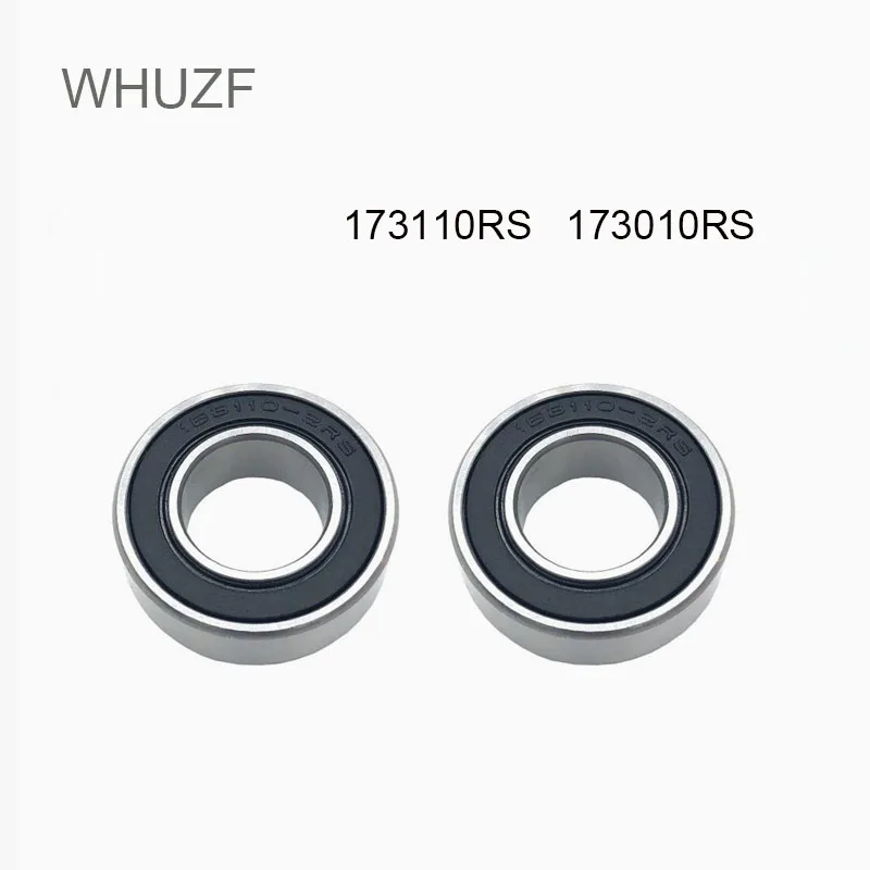 

WHUZF 2pcs 173110-2RS 173010RS 17x30x10mm173110 17x31x10mm GCR15 Ball Bearing ABEC-5 Bike Wheels Bottom Bracket Repair Bearing