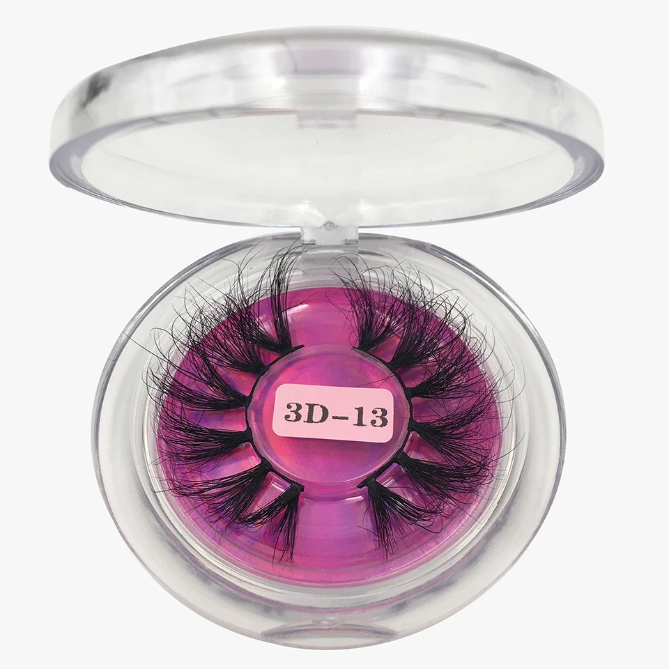 RED SIREN Fluff Lashes 25mm Mink Eyelashes Dramatic Long Messy Natural Lashes Makeup Wholesale Fake Eyelashes Real Mink Lashes