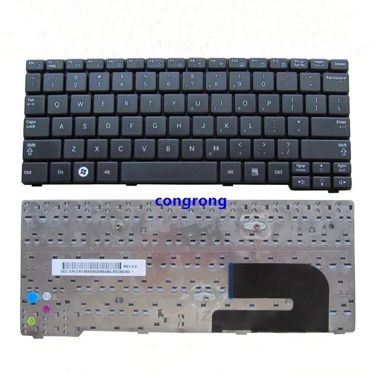 For Samsung N150 N143 N145 N148 N158 NB30 NB20 N102 N102S NP-N145 laptop keyboard US version English BLACK