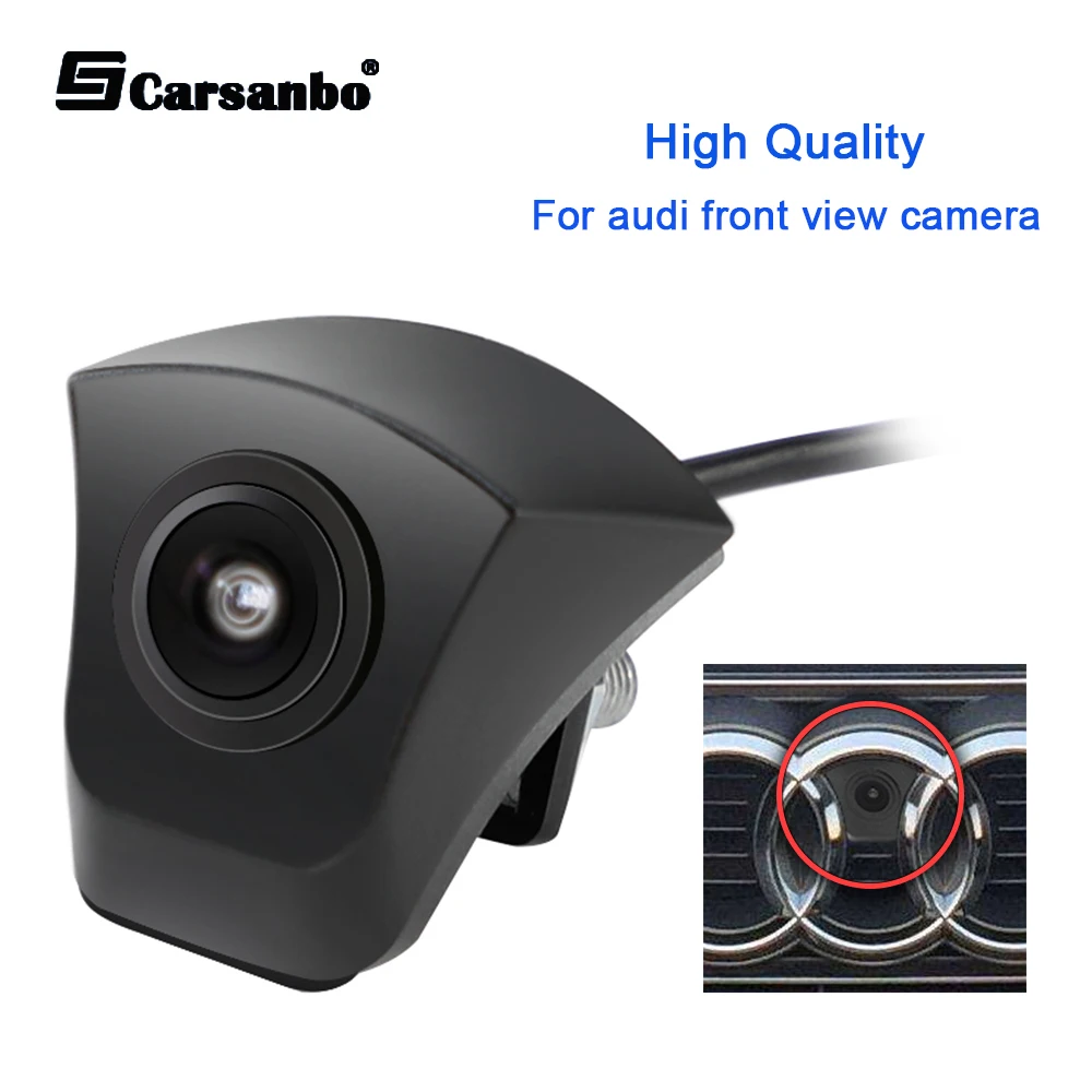 Universal Vehicle Forward Logo Camera Parking System for A1 A3 A4 A5 A6 A7 Q3 Q5 Q7 NEW Front View Camera HD Night Vision