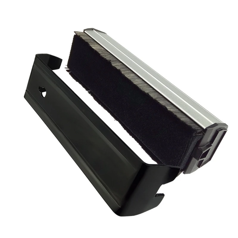 คาร์บอนไฟเบอร์2ใน1 + กำมะหยี่ไวนิลบันทึก Anti Static แปรงทำความสะอาด Remover สำหรับ LP ไวนิลเครื่องมือ