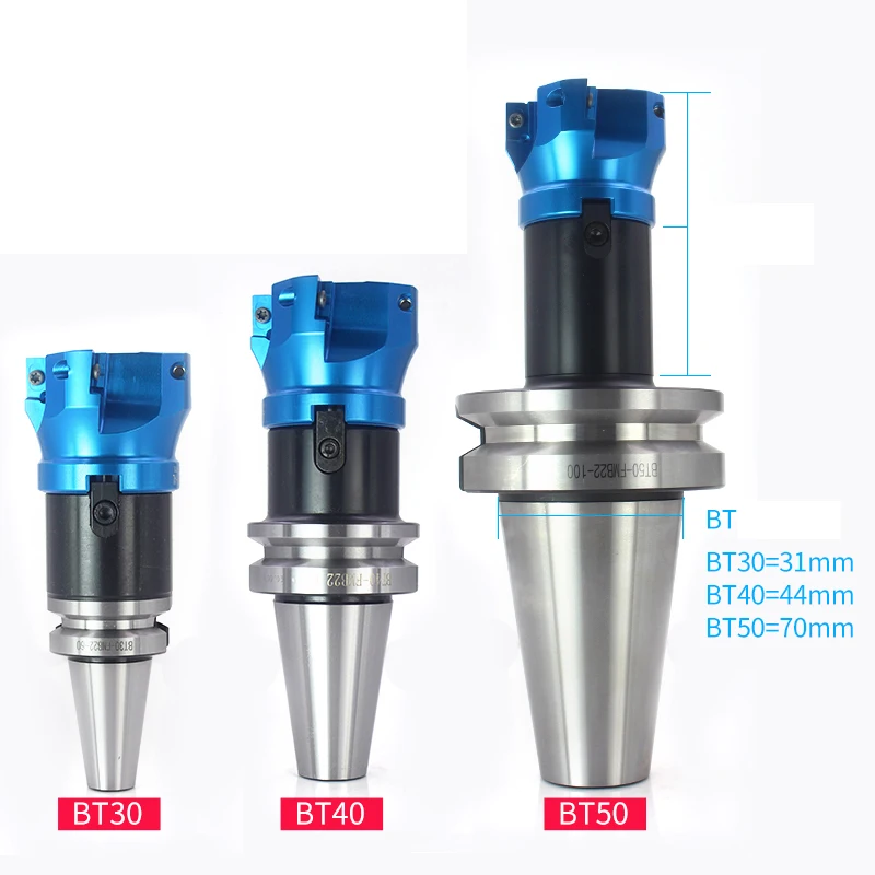 1set BT30 BT40 FMB22 FMB27 FMB32+ 400R cutter head 50 63mm milling cutter APMT1604 blade BT Series tool holder aluminum process