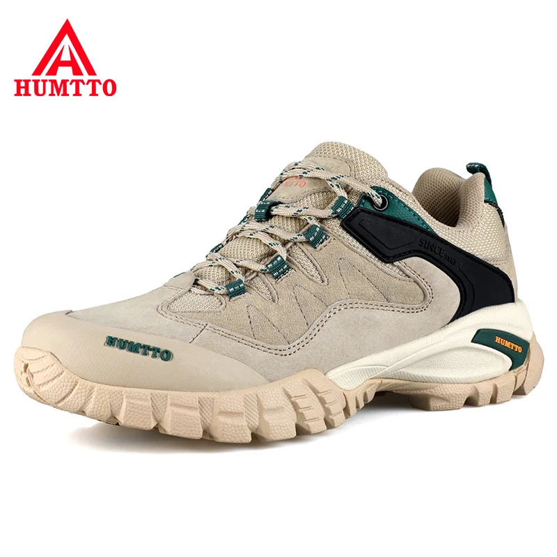 HUMTTO Ourdoor Sneakers Women Autumn Winter Fashion Leather Woman Luxury Designer Breathable Lace Up Flats Ladies Casual Shoes