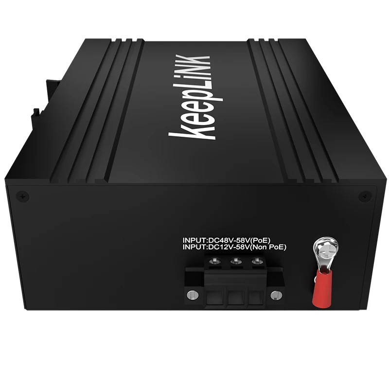 Industrial 8-Port 10/100/1000Mbps Gigabit -40℃ to +75℃ DIN-Rail IP40 Aluminum Case Unmanaged Network Ethernet Switch