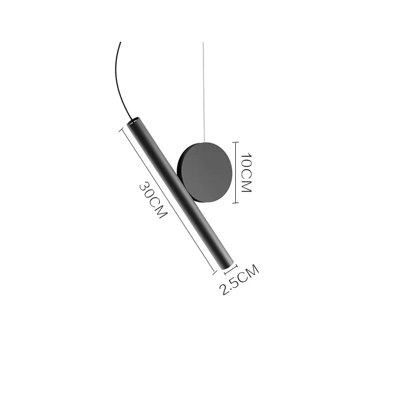 Minimalist Nordic Zen creative pendant lamp bedroom bedside bar small pendant light