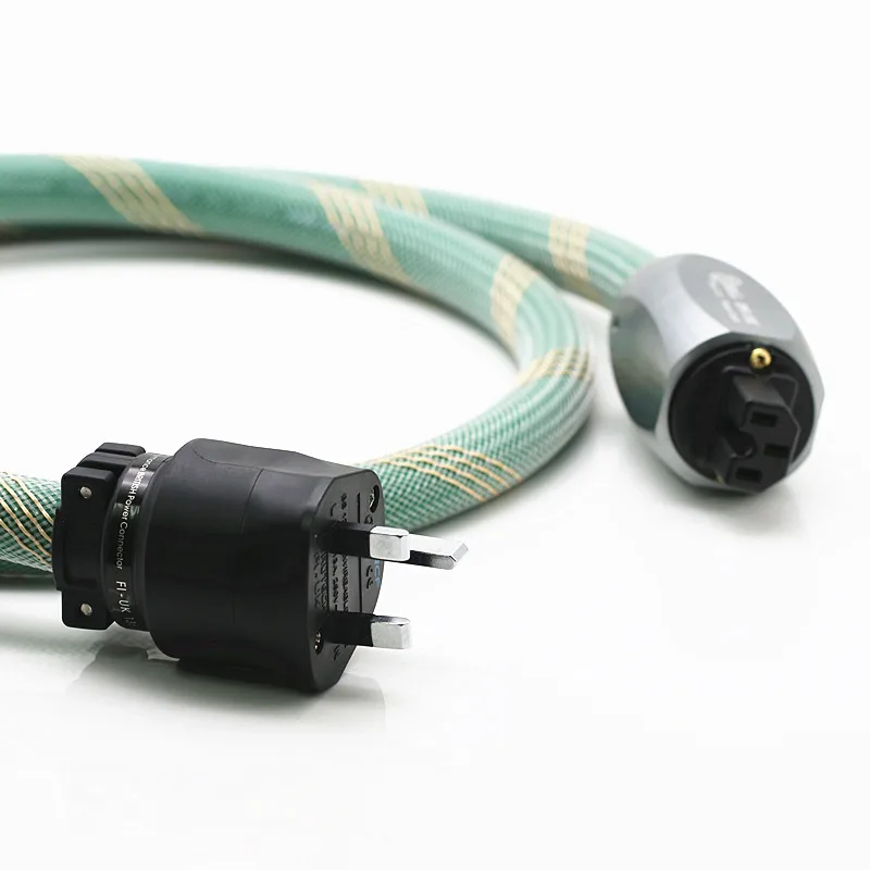 Mcintosh 2328 copper-plated silver mixed audio amplifier cd power cord HiFi power cord connection line through 18mm