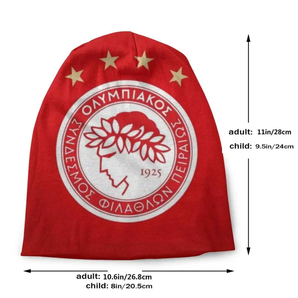 Olympiakos Fc Knitted Beanie Hat Sports Hedging Cap Olympiakos Aek Panathinaikos Fc Teams Greek Football Thrylos Gate 7 1925