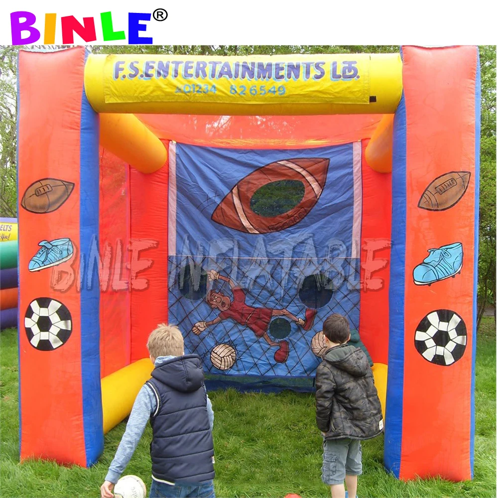 

Outdoor 3.6x3.6m Adults game Giant Inflatable Rugby Field With football goal Post From China Inflatable Soccer Field Factory