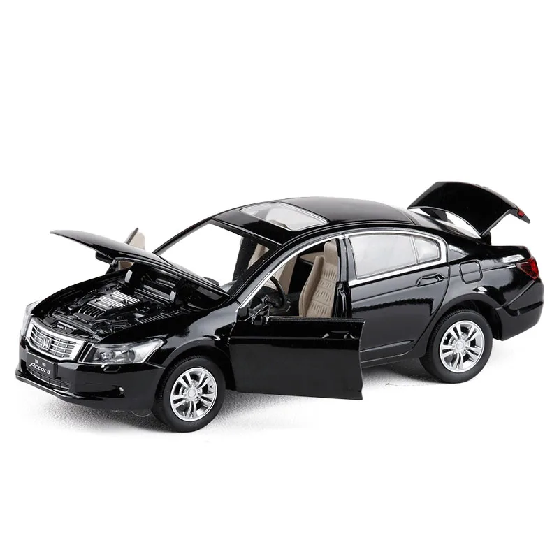 Gifts 1:32 Honda Accord 8 Alloy model,simulation die-casting sound and light collection model,children\'s toys,free shipping