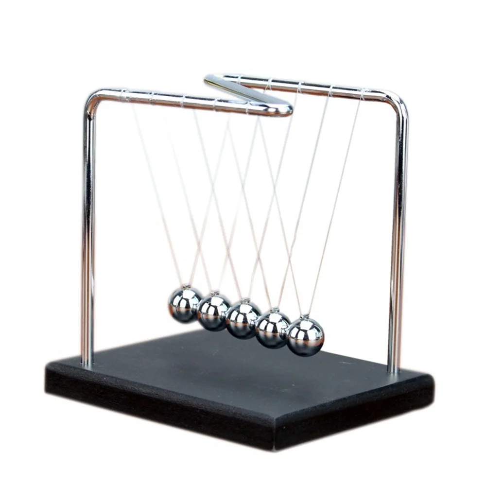Newton Pendulum Balls Metal Ball Decoration Metal Stents For Desk Ornaments Bumper Ball Study Room TV Cabinet Home Decoration