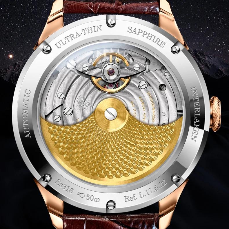 LOBINNI Роскошные часы для мужчин, мужские автоматические часы, водонепроницаемые наручные часы, швейцарские часы, сапфировое зеркало, дата из нержавеющей стали