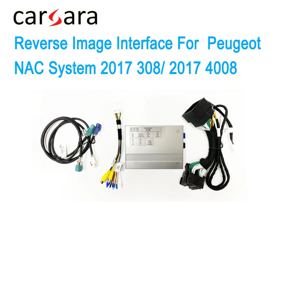 

Rearview Camera Parking Solution For Peugeot NAC System 2017 308/ 2017 4008 With Guidelines Car Rear Image Video Interface