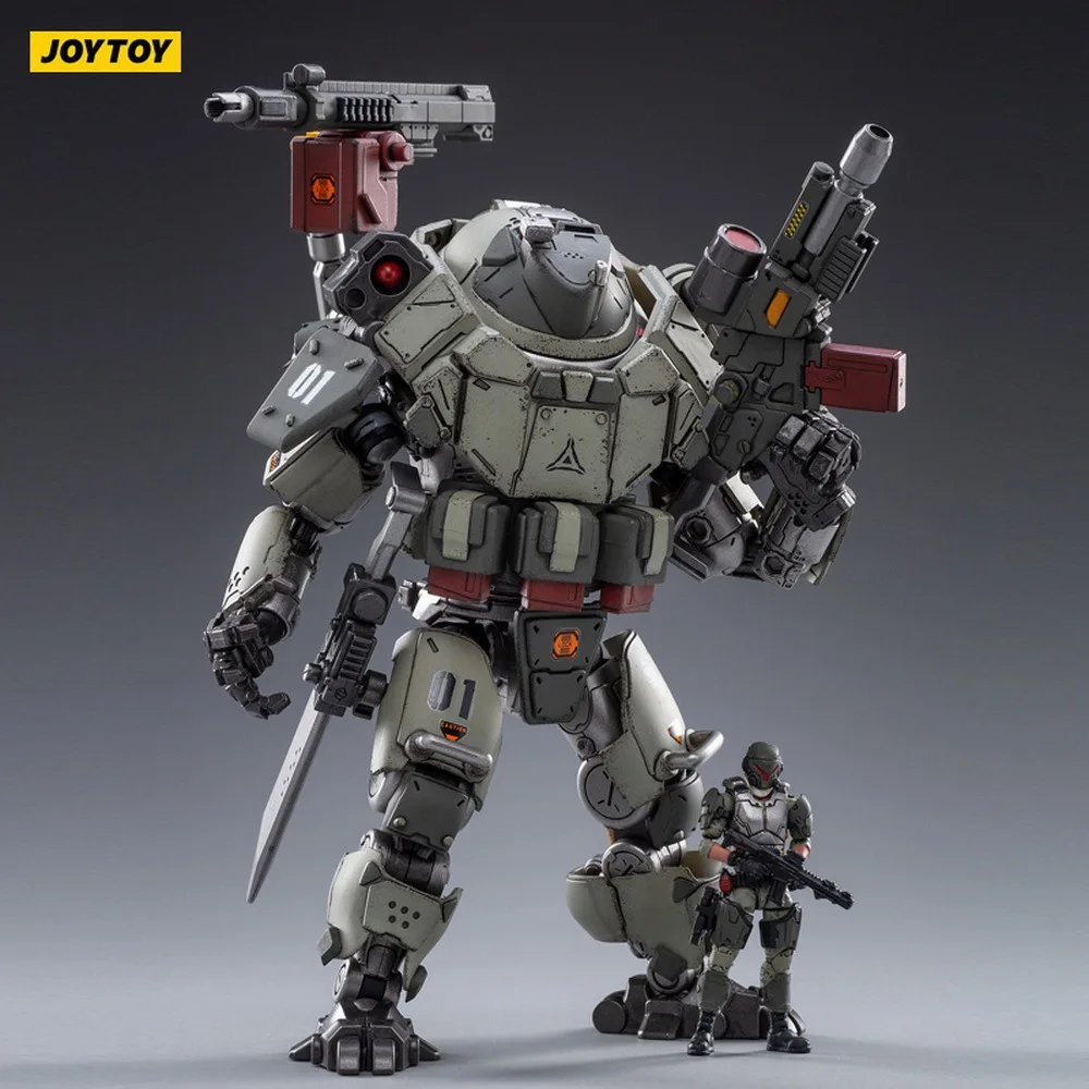 JOYTOY JT1408 Eisen Wrecker 01-Assault Mecha 9 "Roboter & Pilot 1/25 Action Figur