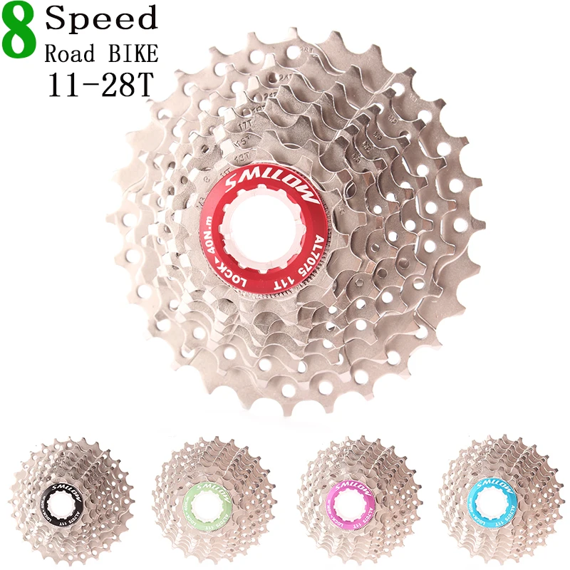 SMLLOW Bicycle parts 8 speed highway bicycle variable speed cassette flywheel 11 - 28T road bike folding bike Freewheel