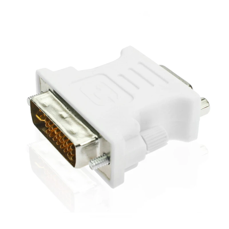 1080P DVI i 24+5 to VGA Cable Male Female Converter Video Adapter Switch Connector for HDTV PC Projector Monitor Display