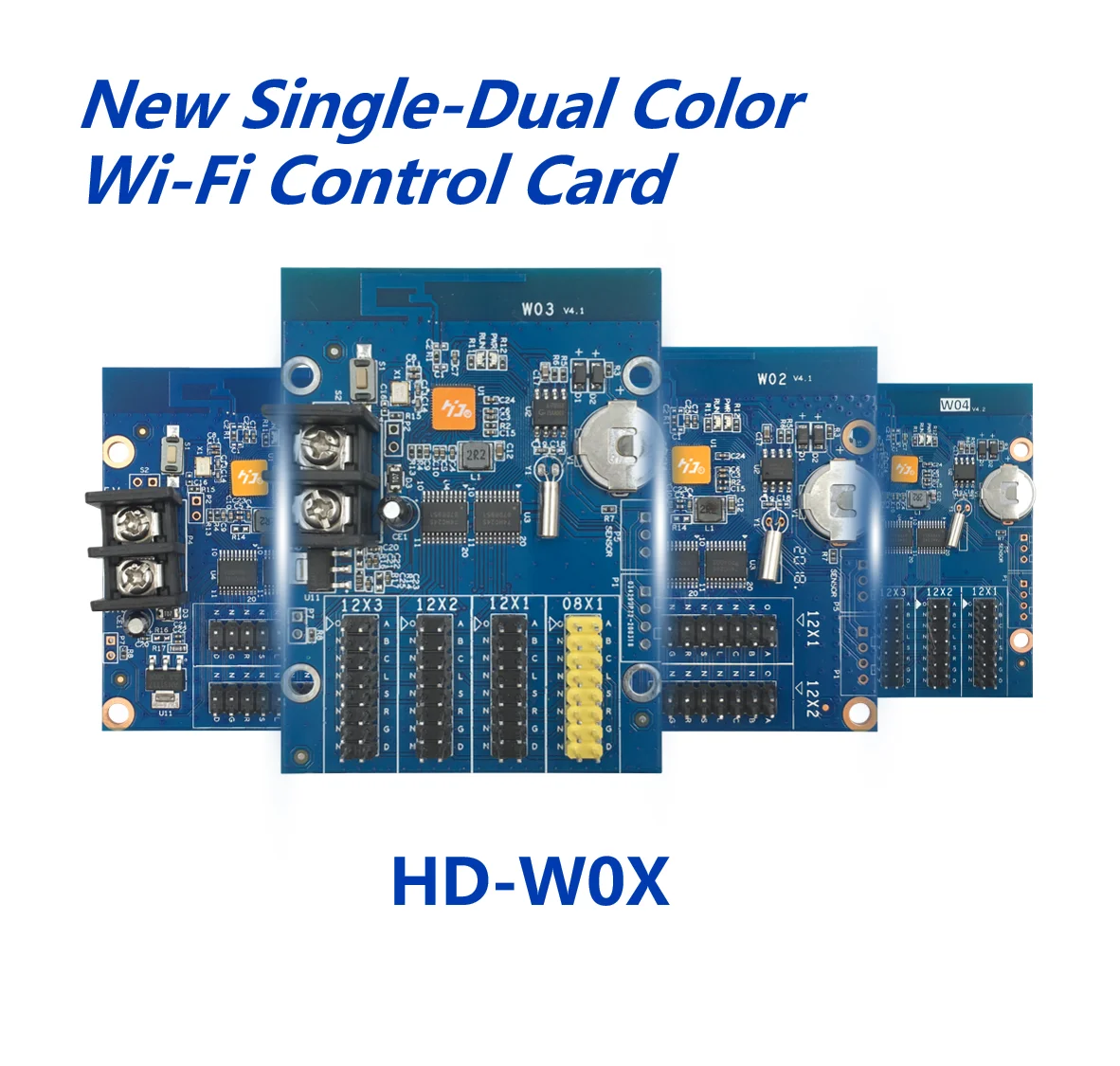 HD-W00 HD-W2 HD-W03 HD-W04 wifi led control card wireless P10 led controller support phone app Android system pad sending news