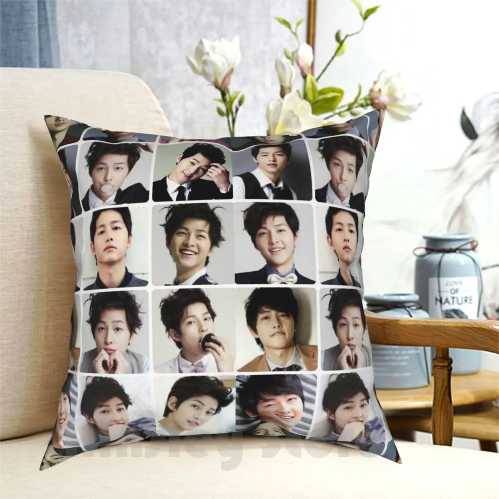 Song Joong Ki Pillow Case Printed Home Soft Throw Pillow Song Joong Ki Werewolf Korea Korean Hot Men K Pop Actor