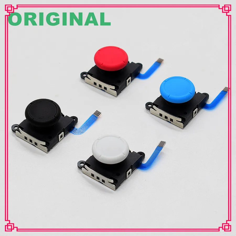 Original Joystick Analog Replacement Parts For Nintendo Switch Controller Joy-cons 3D ThumStick Repair Rocker Cap For Switc Lite