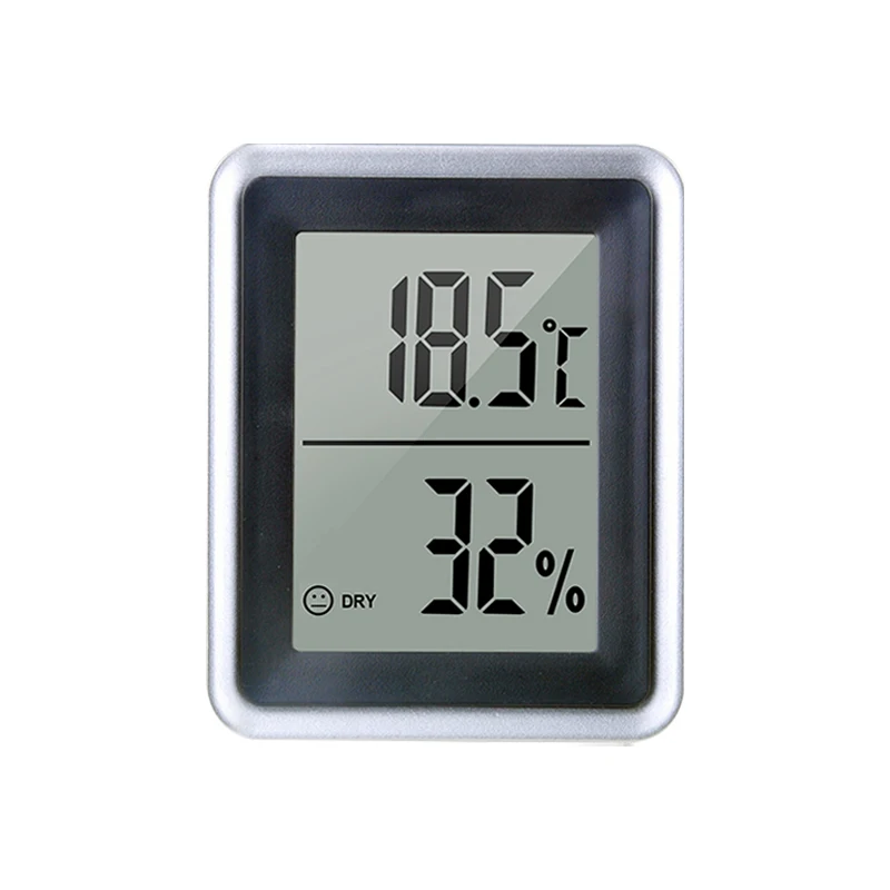 جديد صغير LCD ميزان الحرارة الرقمي الرطوبة درجة الحرارة في الأماكن المغلقة مريحة استشعار درجة الحرارة مقياس الرطوبة أدوات قياس