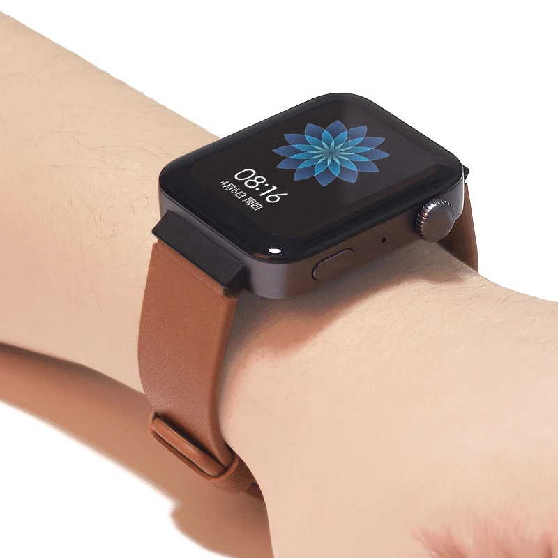 Ремешок из натуральной кожи для смарт-часов Xiaomi Mi