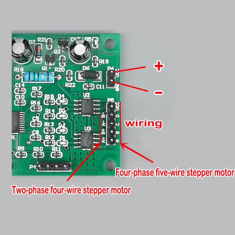 Speed Controller Module Micro Step Stepper Motor Drive Board Switch 2-phase 4-wire 4-phase 5-wire Deceleration Multi-function