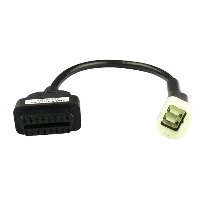 For Kawasaki Motorcycle Diagnostic Cable 6Pin to OBD2 16 Pin Connector Motorbike Adapter