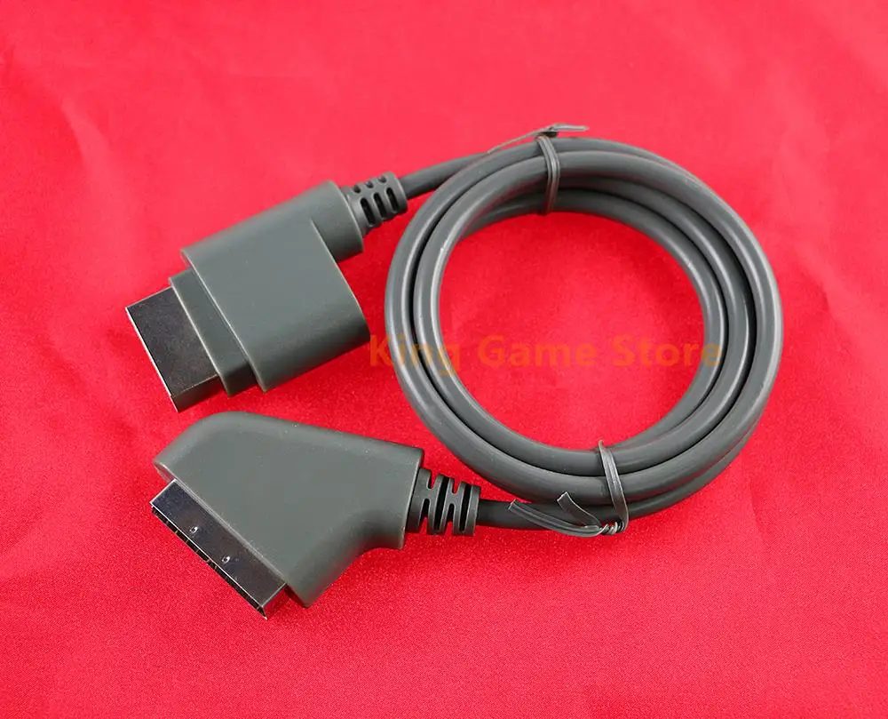 1pc/lot 1.8m/6FT RGB Scart Video HD TV AV Cable For XBOX 360 Version Game Console Video Cable For Microsoft Xbox 360 Accessories