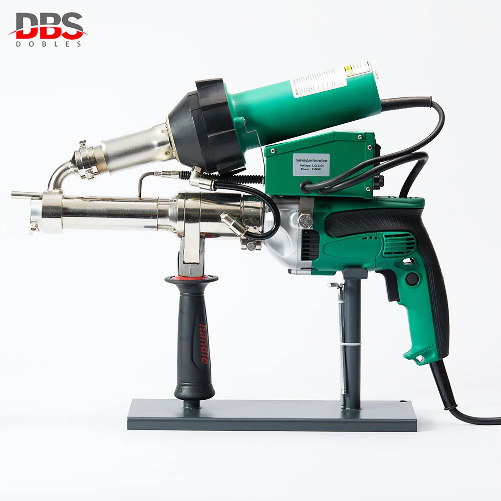 Hand Held Plastic Extruder Welding Gun with Powerful Drill for HDPE PP Tank , Geomembrane Sheet,Plank,Flange,Storage DBS-600