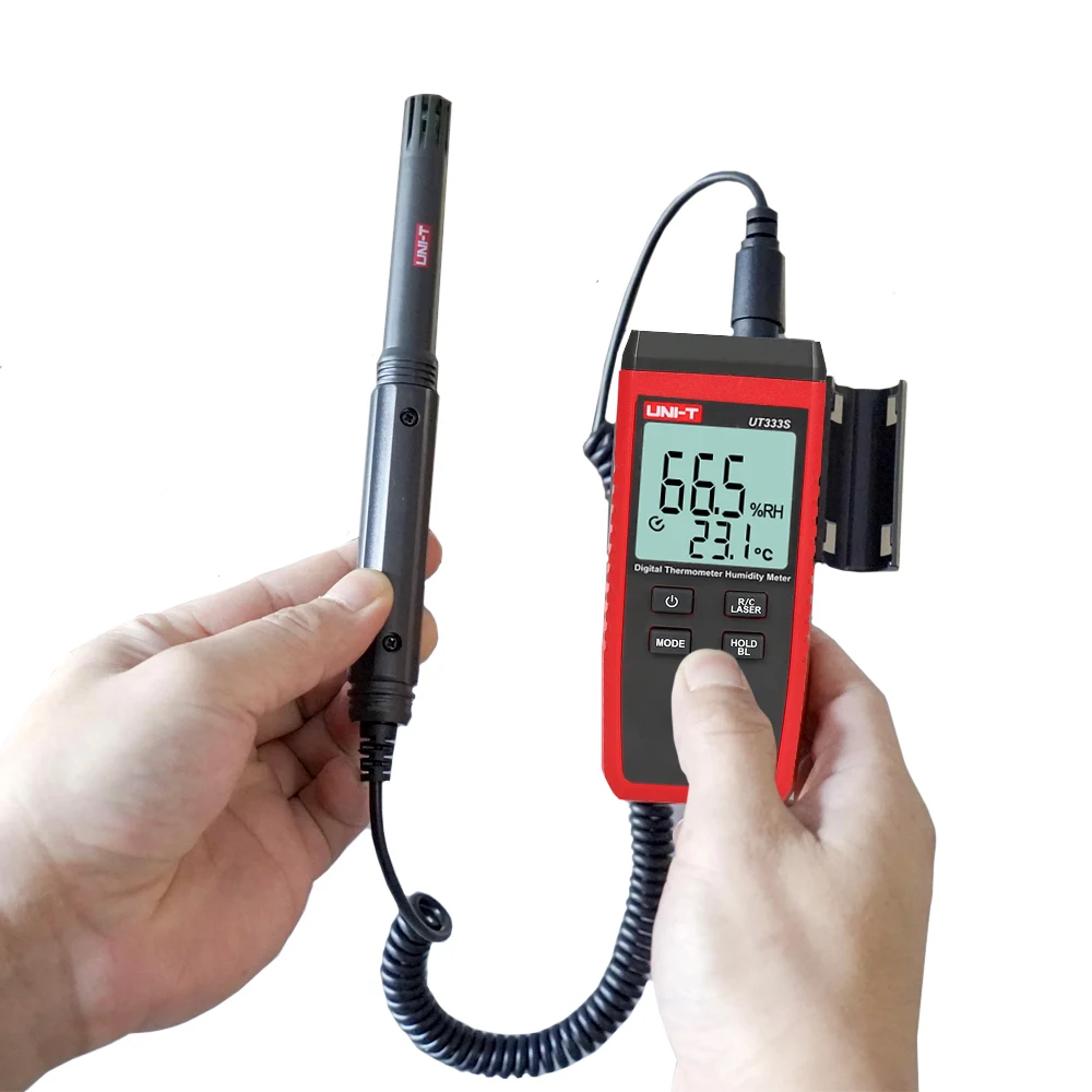 

UNI-T UT333S mini digital LCD indoor convenient split temperature sensor hygrometer thermometer hygrometer meter