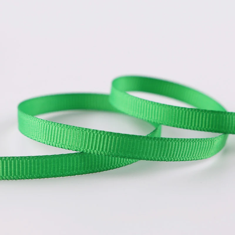 5 Yards/Rolle Hochwertiges Band für Bastelarbeiten, Hochzeitsdekorationen, DIY-Grosgrain-Bänder, Schleifen, Geschenke, Kartenverpackung, 6 mm – Detail 1