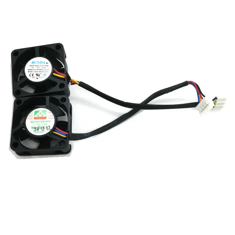 

MGT3012VB-W10 3010 12V 0.15A RS3010B12VH-FPA 0.12A охлаждающий вентилятор 30*30*10MM 4wire hzdo