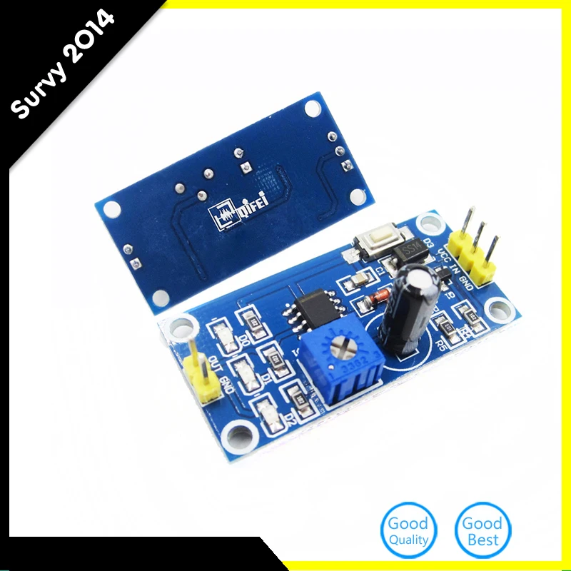 NE555 DC 5-12V Delay Relay Shield Board Timer Adjustable Switch Module AC 250V 10A DC 30V 10A Indicator diy electronics