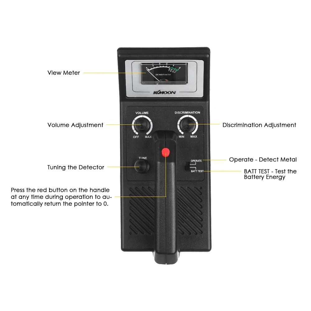 TIANXUN MD-3005 Metal Detector Professional Gold Metal Detector Underground Hunter Detector Gold Detector Scanner Finder Tools