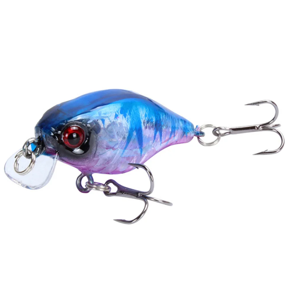 1Pcs Mini Crank Fishing Lures 45mm 4.2g Floating Artificial Hard Bait Japan Bass Pike Fishing Tackle Wobblers Pesca Crankbait