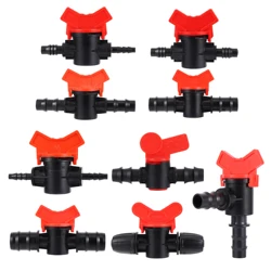 Drip Irrigation Valve Connector Socket Type Irrigation Ball Valve Barb Switch Valve Globe Valve For Garden Lawn Agricultural