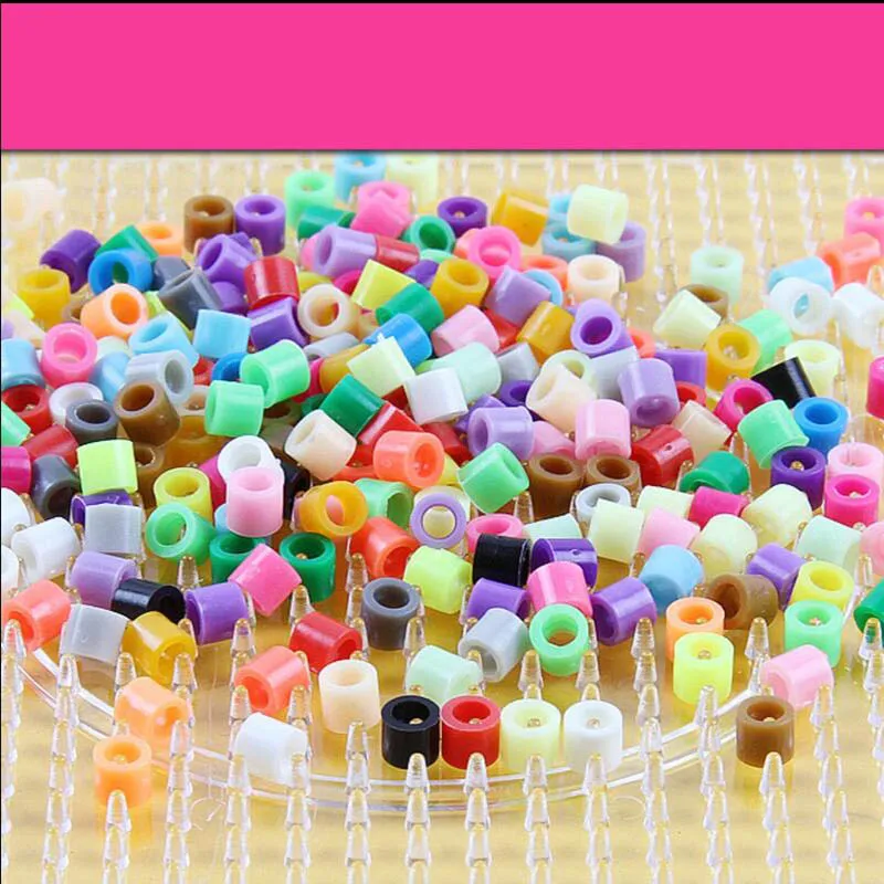 

500 PCS/ Bag 5mm Perler Hama Beads Kids Education Diy Puzzles Beadbond Toys 100% Quality Guarantee New Diy Toy Fuse Iron Beads