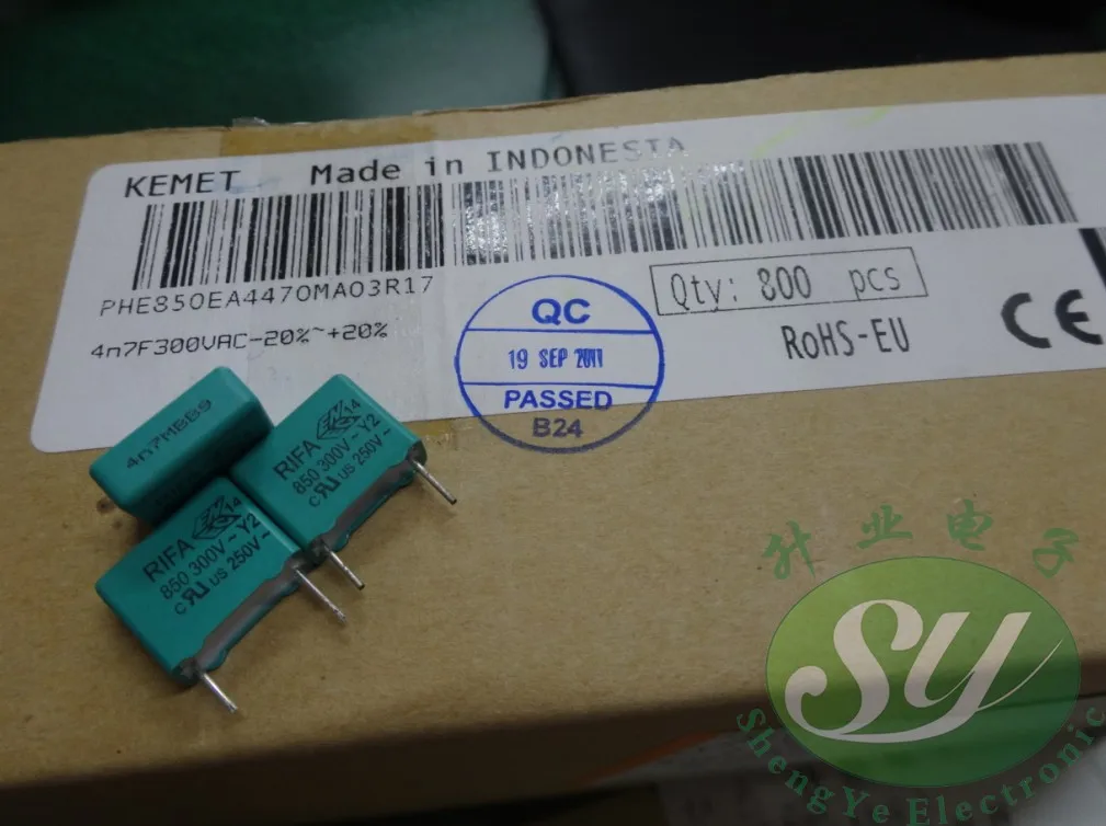 

20PCS/50PCS RIFA PHE850 0.0047uf/300vAC 4.7nf 4700pf 4n7 472 new film capacitor FREE SHIPPING