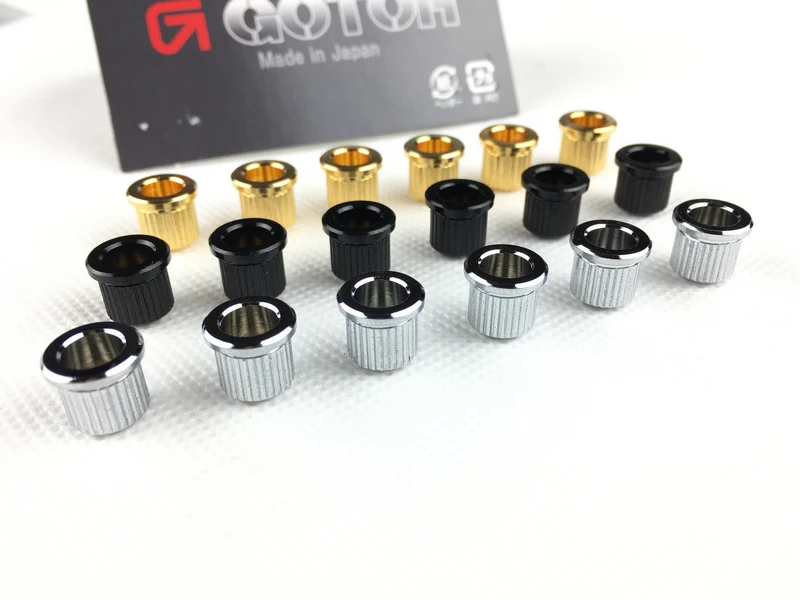 1 Set (6Pcs) GOTOH Through Body String Ferrules / String Bushings For Electric Guitar  MADE IN JAPAN TLB-1