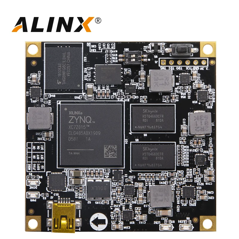 ALINX-rm SoC XC7Z015 ZYNQ ARM 7015 FPGA 개발 보드 8G eMMC 시스템 모듈 Zynq-7000