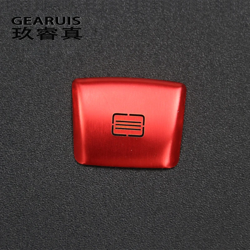 Car Styling For Mercedes Benz C E Class W205 W213 GLC X253 Power Window Switch Button reading light side Covers Stickers Trim