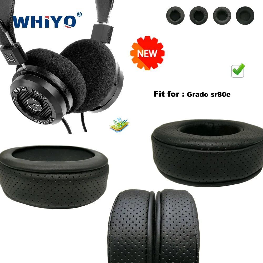 

Новые обновленные Сменные амбушюры для наушников Grado sr80e, кожаные подушки, бархатные наушники, чехол для гарнитуры