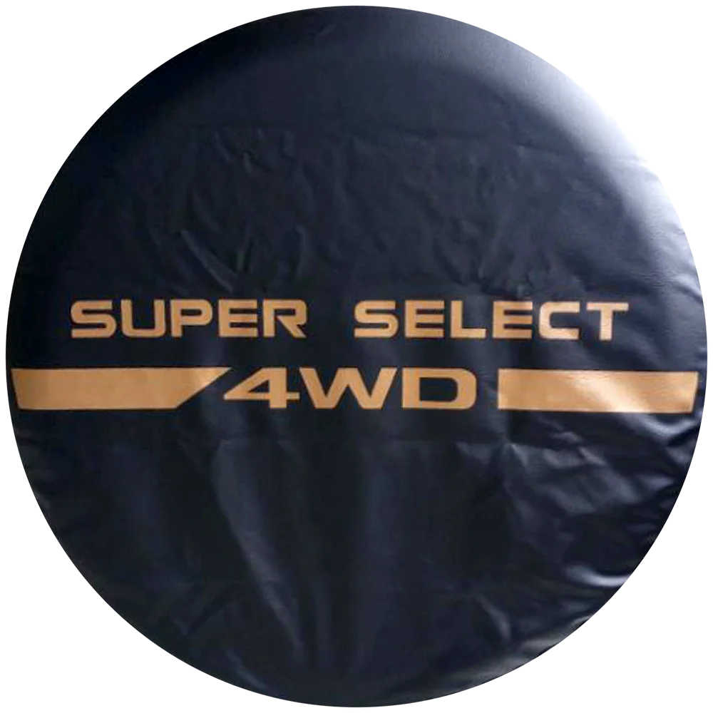 AD Borsa portaoggetti per pneumatici Custodia protettiva per ruota di scorta per auto in pelle PU PVC 14 "15" 16 "pollici per accessori Mitsubishi