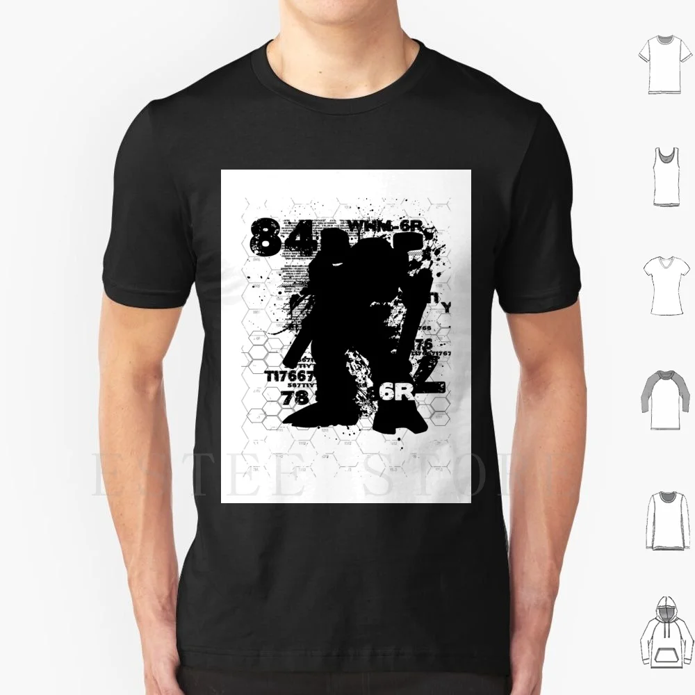 84 Revisited V3 T Shirt Cotton Men DIY Print Mech Battletech Robot Mecha Sci Fi 1984