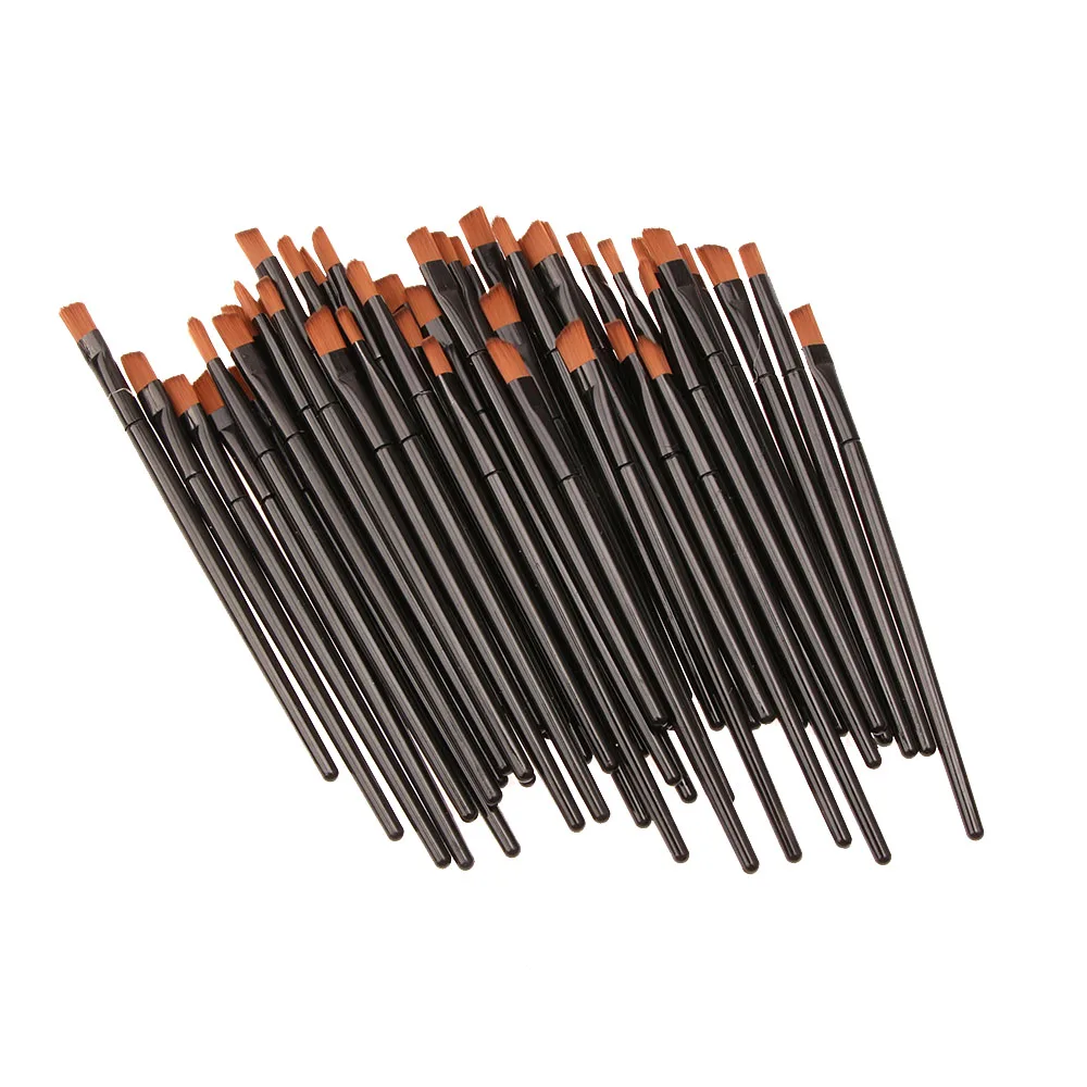 50pcs/set Eyebrow Brush Eye Brushes Set Eyeshadow Mascara Blending Pencil Brush Makeup Brushes Make Up Cosmetic Tools