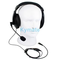 Two Way Radio Ultradio Noise Cancelling Headset/Helmet/Earphone for Baofeng UV5R /TYT ALL K1 Plug Walkie Talkie for Racing