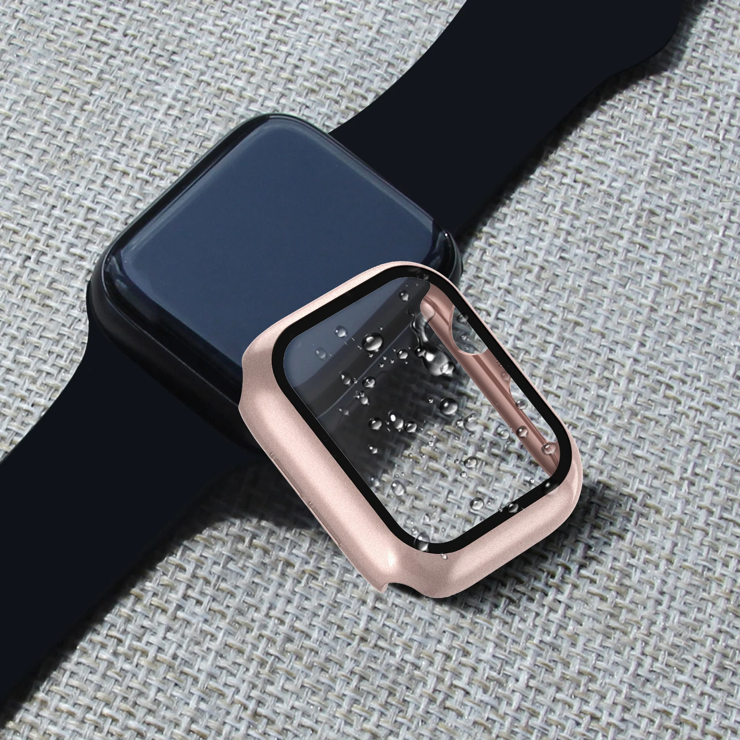 Apple Watch 6 SE 5 4 3 2 1 용 3D 강화 유리 전체 화면 PC 보호기 40mm 44mm, iWatch 화면 보호 커버 케이스 38/42mm