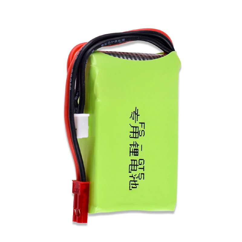 PYL Power 7,4 V 1500 mAh 2S RC Lipo Batterie Passend für Flysky FS-GT5 2,4G 6CH Sender für RC Auto Boot Fernbedienung Ersatzteile